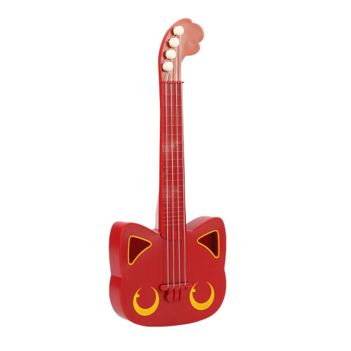2 Szt. Dziecięca Gitara Symulacyjna Dla Najmłodszych Czerwony
