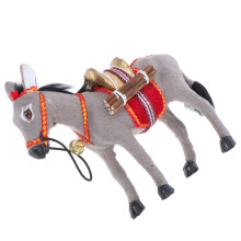 Donkey Figurin Miniatyr Leksak Plastdjur Partygåva Simuleringsmodell