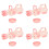 4St Portabel Rosa Bubble Machine Barn Elektrisk Utomhusleksak 6