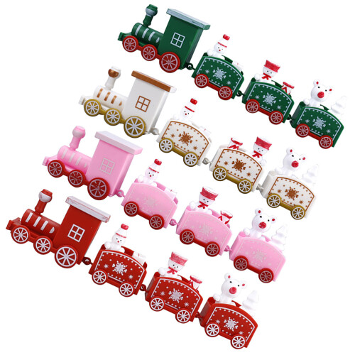 8 Delar Jul Miniatyr Tåg Leksak För Barn