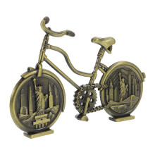 -Legering Mini Cykelskulptur Retro Vintage