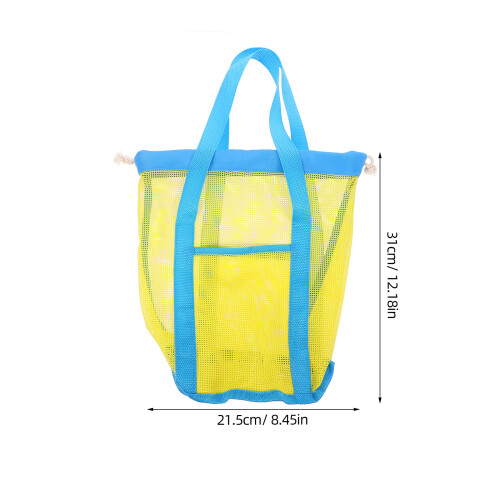 Beachleksaker Förvaringspåse I Nätmaterial Med Snöre 2