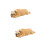 2 Delar Sovande Bulldogg Hundsstaty Simulerad Hundlektyg 8