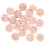 20Pcs Trätrissa Barns Träfartyg Mini 8Mm 9