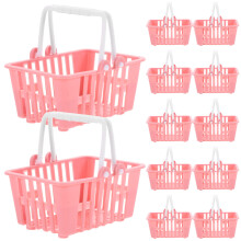 12Pcs Barns Shoppingkorgar Leksaker Små Livsmedelskorgar Modeller