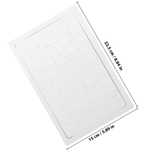 Diy Rektangulär Värmeöverföring Sublimering Tom Pusselbit 1