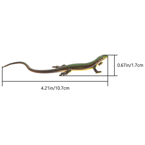 Lizard Figurin Modell Plastlizard Simulerad Reptil Leksak 1