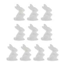 10Pcs Slöjd Till Barnskola Målning Häschen Ornament