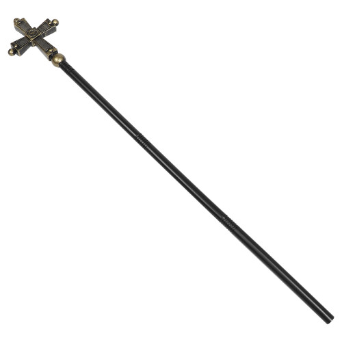 Wizard Cosplay Prop: Romersk Påves Korsstav För