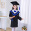 Kids Examensdräkt Set Blå 120 Cm 2