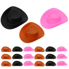 30Pcs Mini Hattar För Dockor, Cowboyhattar, Miniatyrdockhättar