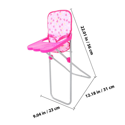 Babydocka Stolen Leksak Möbel Tillbehör 1
