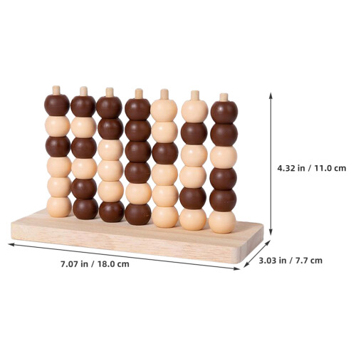 1 Set Brädspel 4 I Rad Strategi Barn Utbildning 1