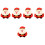 5St Tomtedocka Plush Julgåva Barn Xmas Ornament 4