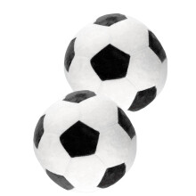 Två Plush I Form Av Fotboll För och Hushåll