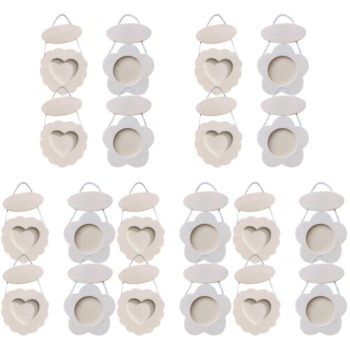 20St Beige Träramar För Hantverk DIY Bildramar För Barn 1