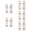 20St Beige Träramar För Hantverk DIY Bildramar För Barn 10