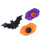3Pcs Halloween Fladdermus Munspel Plast Leksak För Barn 1
