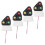 4Pcs Mini Luminösa Trafiksignaler Sandbordsdesign Dekorationsmodell 10