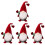 4St Valentinsdagstomte Plush Tomte Bordstäckning Tomtedocka 4