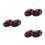 6 Pcs Ersättningshjul För Scooter Elscooter Skateboard 4