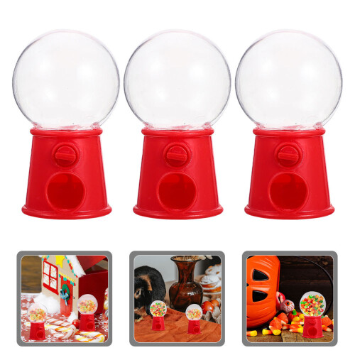 3Pcs Mini Lollymaskiner Plastgodisdispensare För Barn 1
