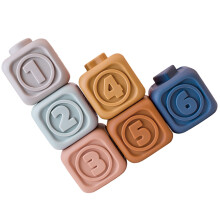 6Pcs Småbarns Byggblock Leksaker Balanserande Dekorationer