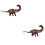 2 Stycken Simulerad Dinosauriemodell Apatosaurus För Barn 6