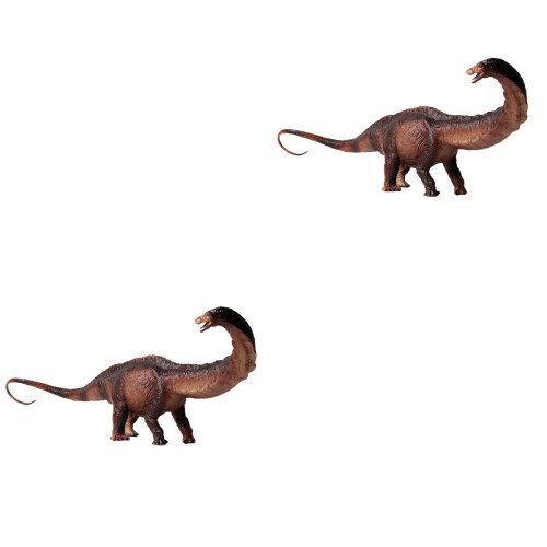 2 Stycken Simulerad Dinosauriemodell Apatosaurus För Barn 2