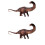 2 Stycken Simulerad Dinosauriemodell Apatosaurus För Barn 5