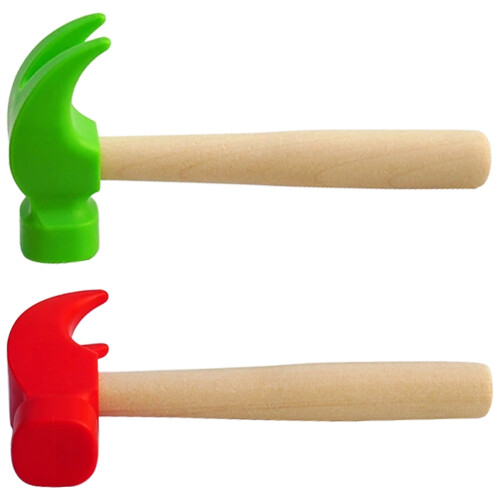 2Pcs Slaghammare Leksak För Barn Små Hitting Förtäckta 2