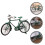 3St Vintage Cykelmodell Retro Järnkonst Present 11