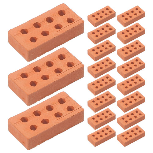500 Pcs Simulerade Mini Murstenar För Modell och Sandlådedekoration 2