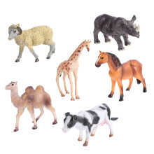 6St Djurfigurer Realistiska Modeller Heminredning