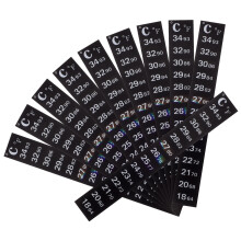 Stick On Temperaturtermometer Celsius Display 20 St