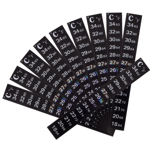 Stick On Temperaturtermometer Celsius Display 20 St