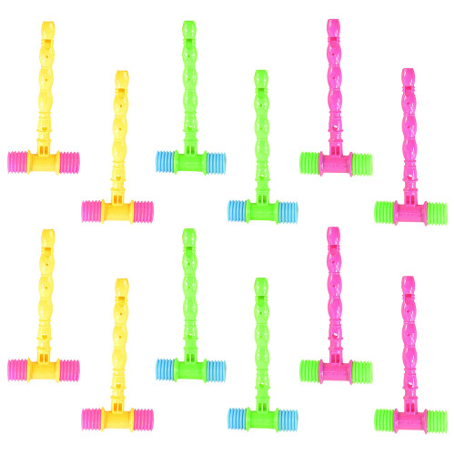 12Pcs Plastslaghammare Ljudlek Lekgods För Barn