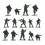 300 Delar Mini Soldat Modell Leksak Set Actionfigurer 3