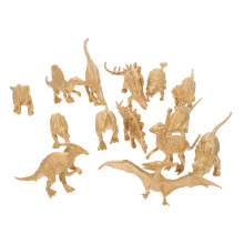 14Pcs Dekorativa Dinosauriemodeller Simuleringsleksaker