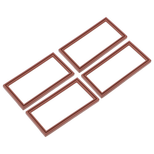 8 Stycken Miniatyr Metallfotoframe Legeringsmålning Bildframe För