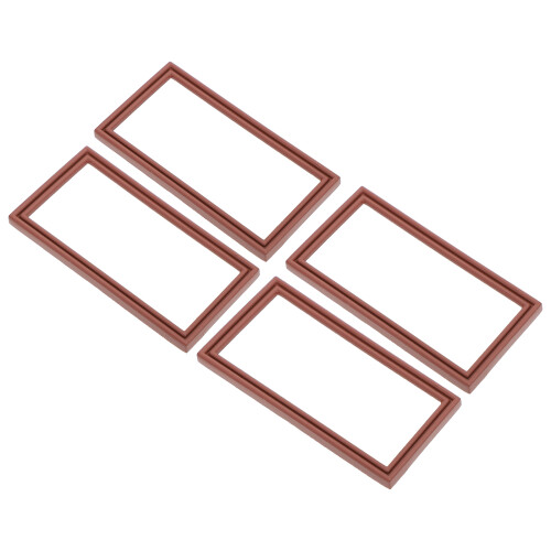 8 Stycken Miniatyr Metallfotoframe Legeringsmålning Bildframe För 1