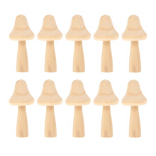 20St DIY Träsvampar Beige Kreativt Målarset För Barns Pyssel