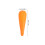 50Pcs Näsa För Snögubbe Diy Jul Temafester Orange 2