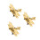 3Pcs Modellflygplan Metalljärn Dubbelvinge Vintagemodell 6