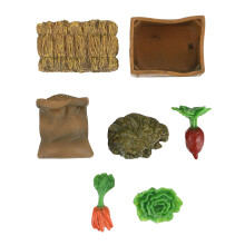 7St Mini Farm Decor PVC Duurzaam En Kleurrijk Voor Scene Layout Model
