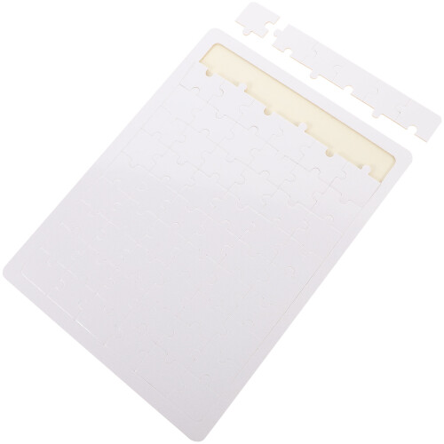5Pcs DIY Rektangulär Värmeöverföring Sublimering Tom Pusselbit