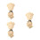 3Pcs Peruk Blond Rollspel Cosplay Huvudbonad Kostym 5