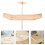 5Pcs Oavslutad Träflygplanslek Diy Målade Flygplan Hantverk 3D 11