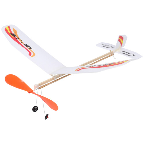 3 Set Gummibanddriven Flygplansmodell För Inomhus Leksak 2