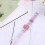 Pink Barntransparent Glitter Silikonarmband 4